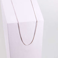 Ponytail&Co Necklace with Snake Chains Rose Gold