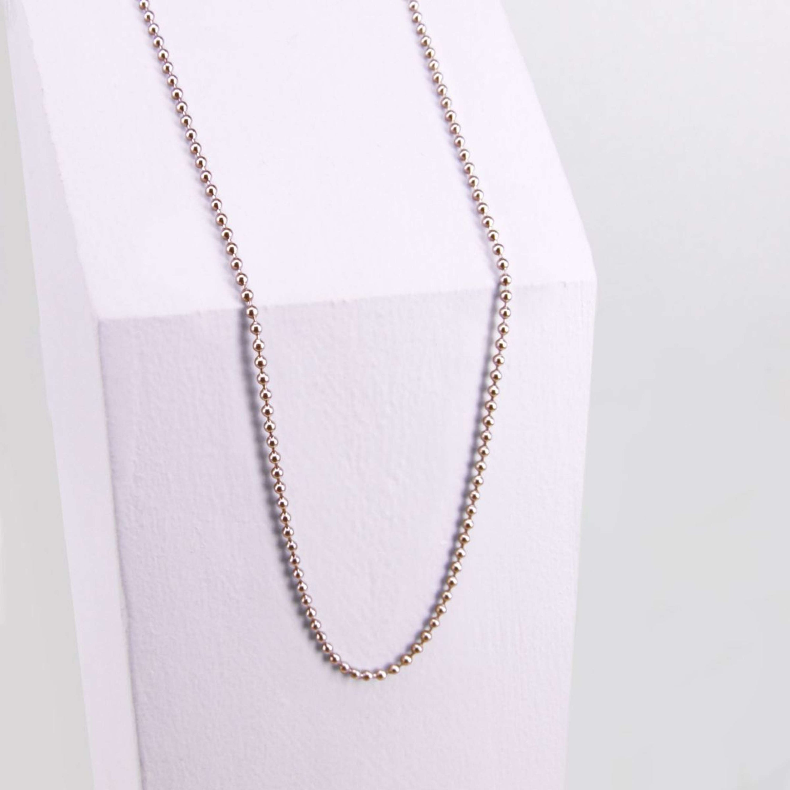 Ponytail&Co Necklace with Balls Rose Gold