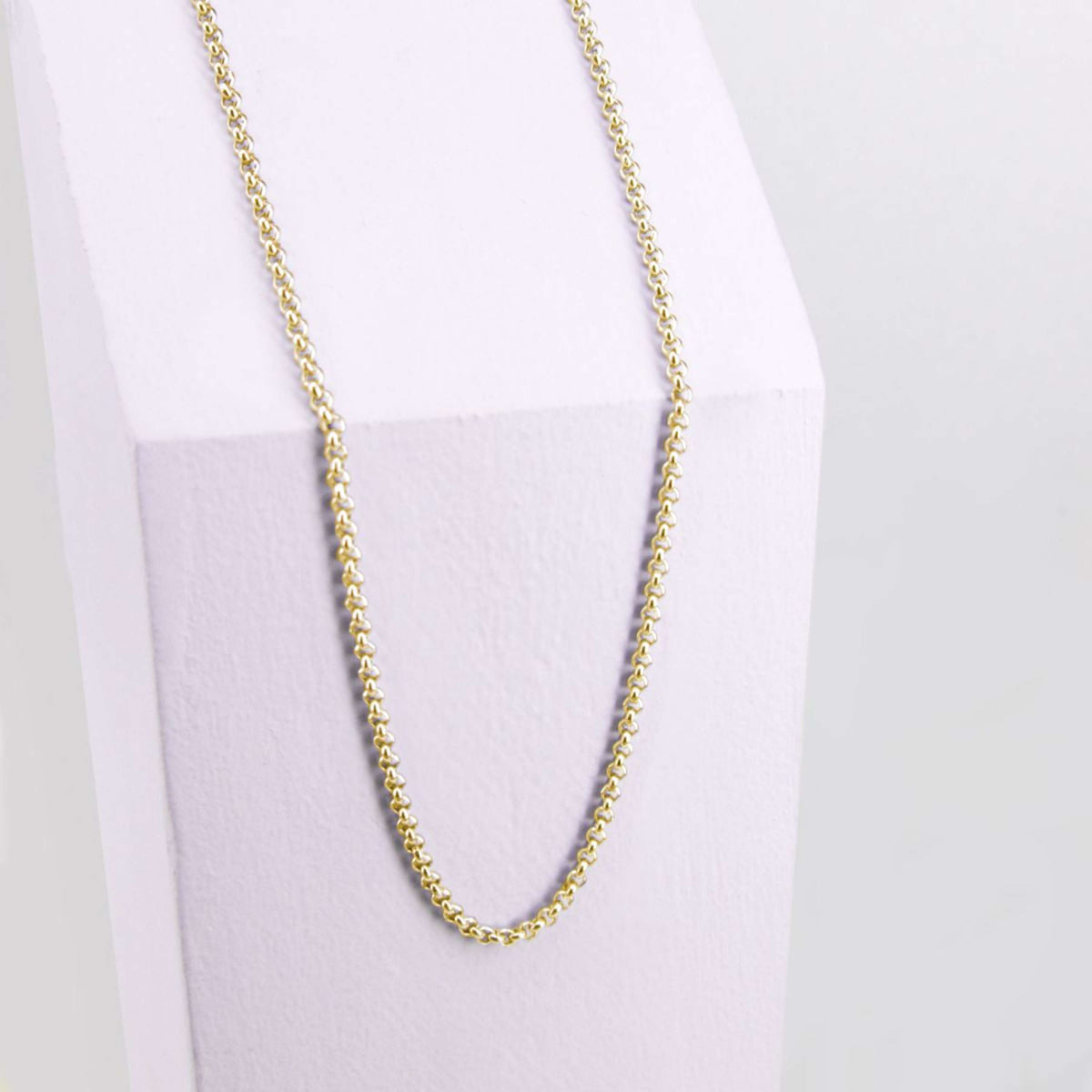 Ponytail&Co Necklace with Luxury round Chains Gold