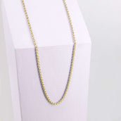 Ponytail&Co Necklace with Luxury round Chains Gold