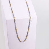 Ponytail&Co Necklace with Luxury round Chains Rose Gold