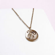 Ponytail&Co Pendant Charm & Horse Rose Gold