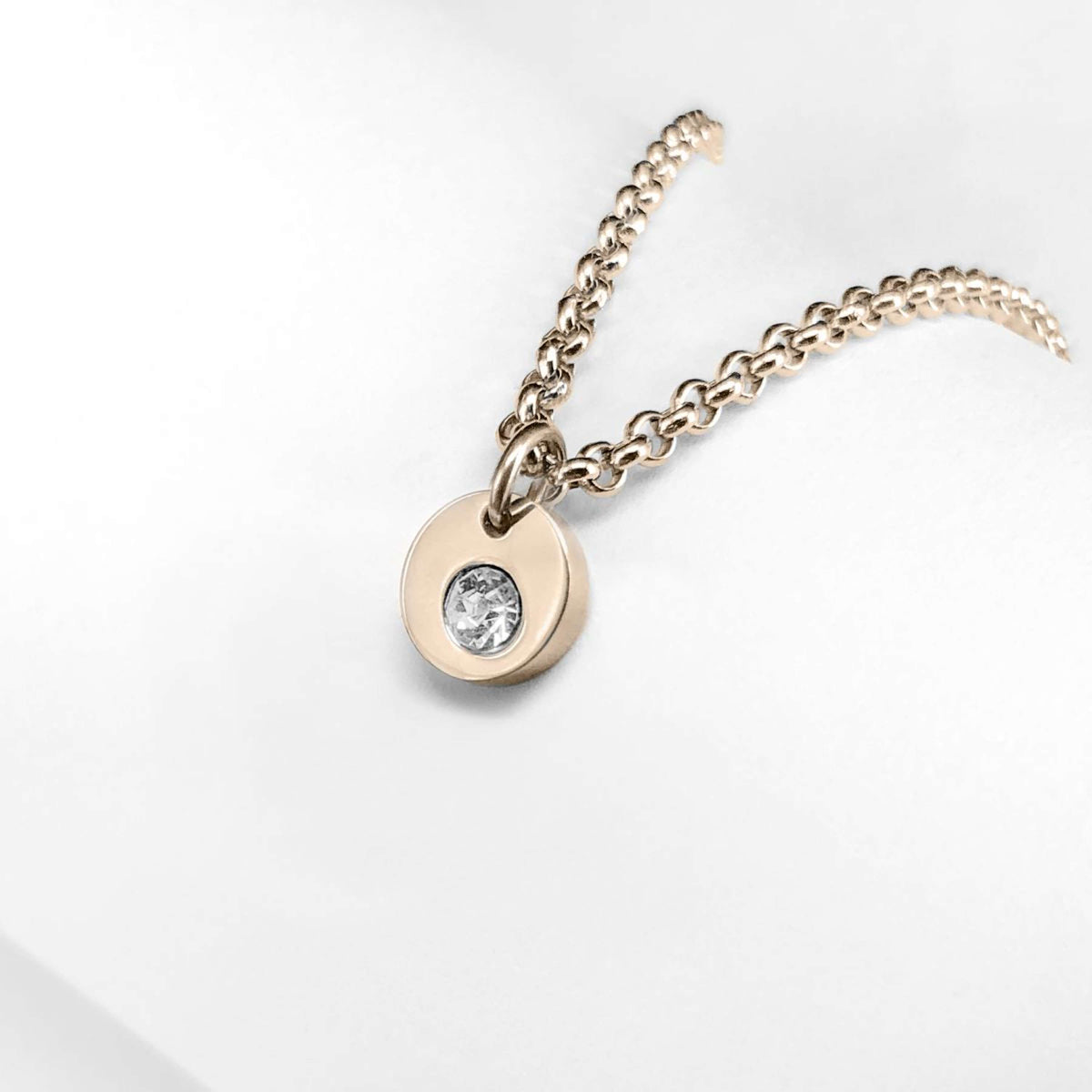 Ponytail&Co Pendant Crystal Mini Rose Gold