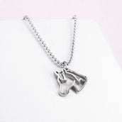 Ponytail&Co Pendant Horse Steel