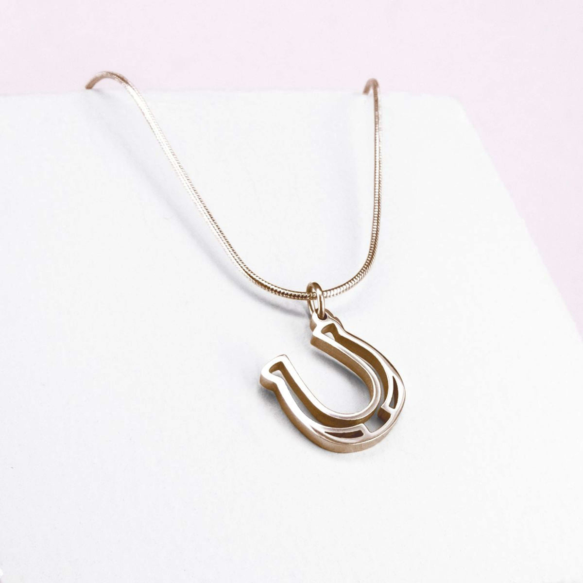 Ponytail&Co Pendant Horseshoe Rose Gold