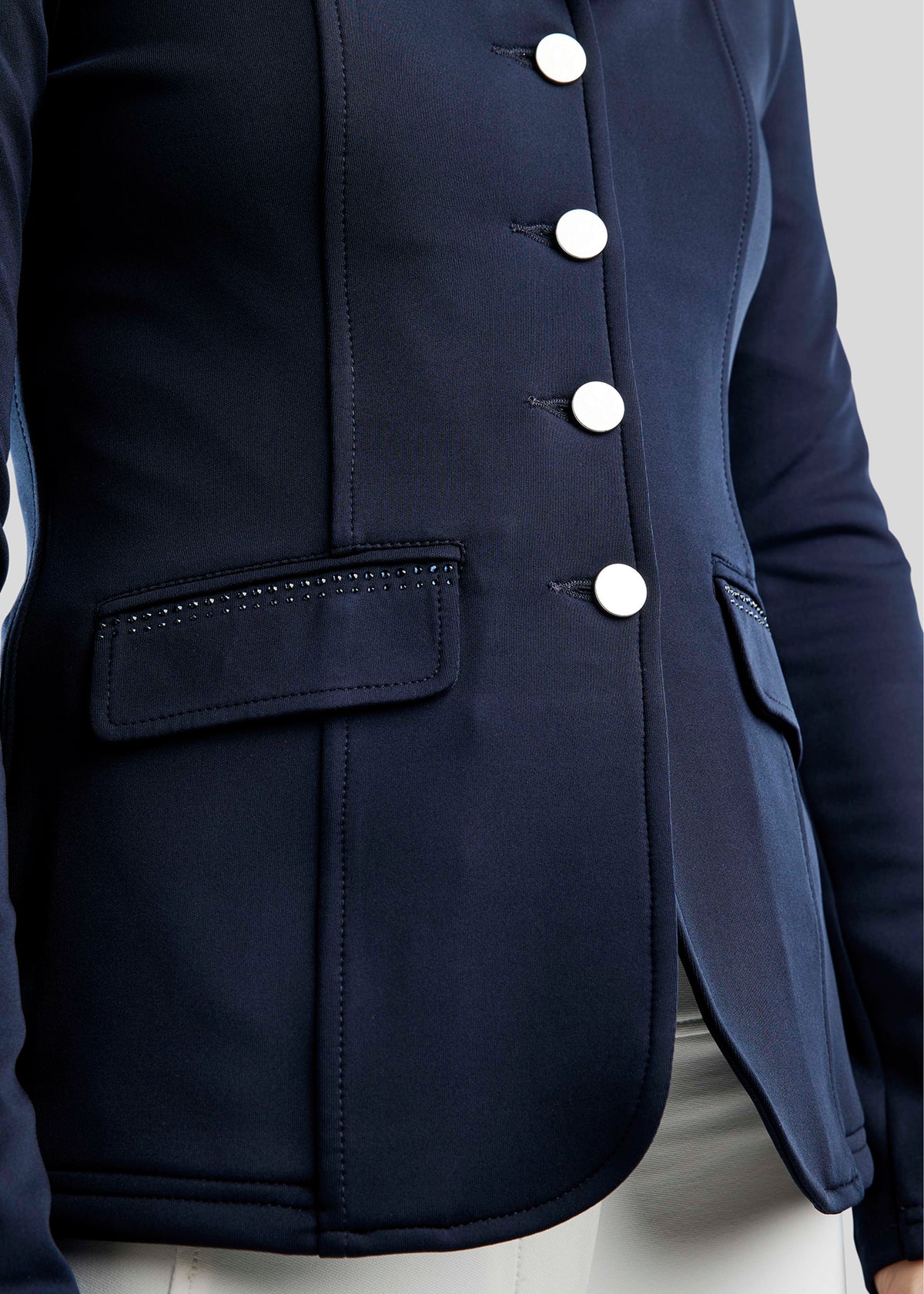 Rebel Competition Jacket Tone In Tone Navy