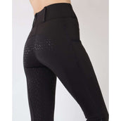 Rebel Pull On Riding Legging Tone in Tone Full grip Black