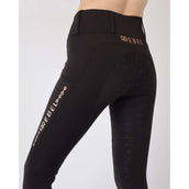 Rebel Pull On Riding Legging Bid-Chain Full grip Black