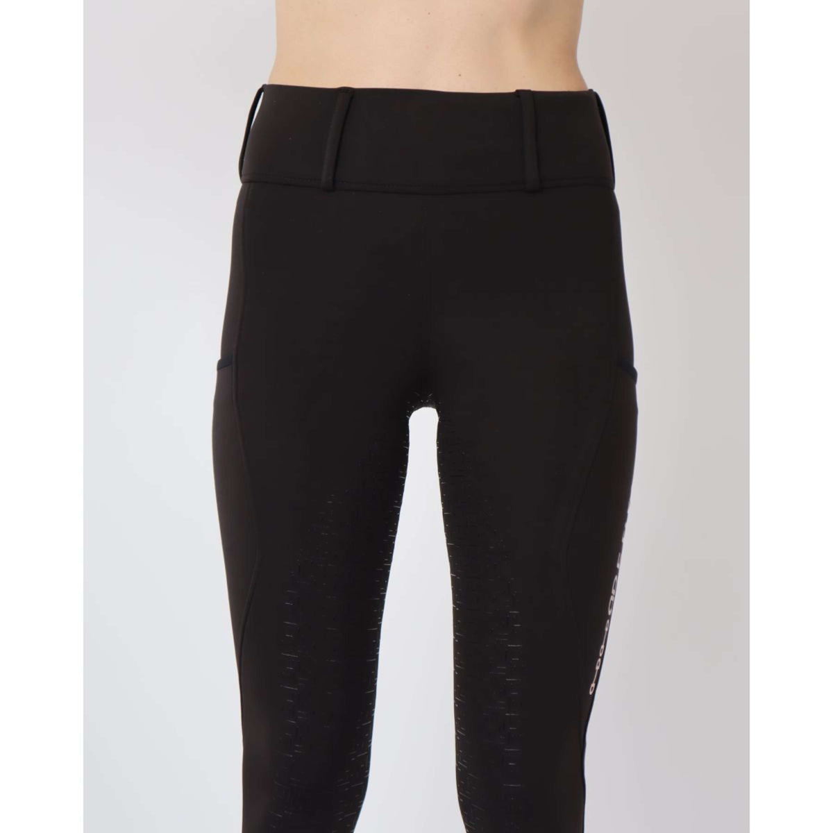 Rebel Pull On Riding Legging Bid-Chain Full grip Black