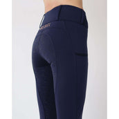 Rebel Pull On Riding Legging Bid-Chain Full grip Navy