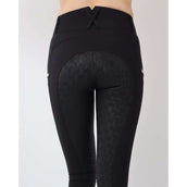 Rebel Breeches Tone in Tone Full grip Black