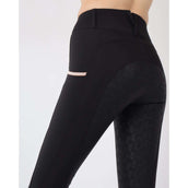 Rebel Breeches Tone in Tone Full grip Black