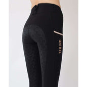 Rebel Breeches Tone in Tone Full grip Black