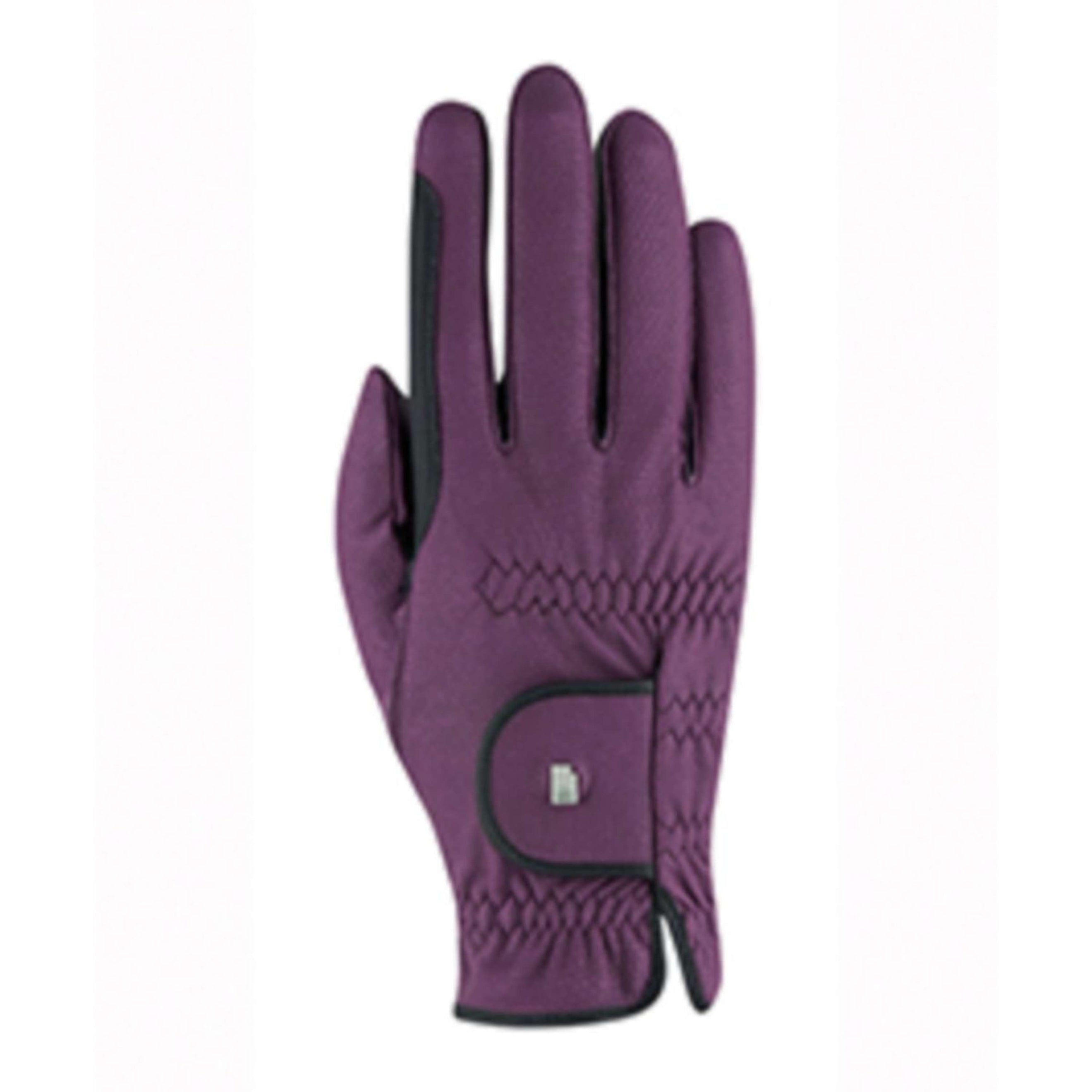 Roeckl Gloves Malta Bicolor Roeck-Grip Grape Wine