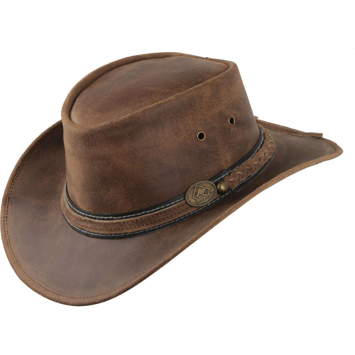 Scippis Hat Irving Leather Brown