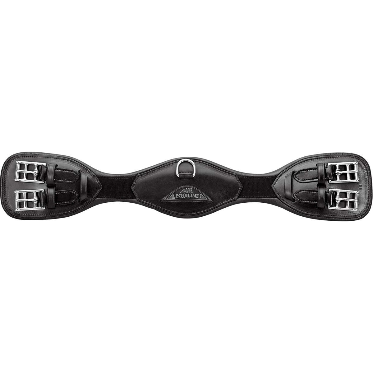 Equiline Dressage Girth Anatomic with Elastic Black