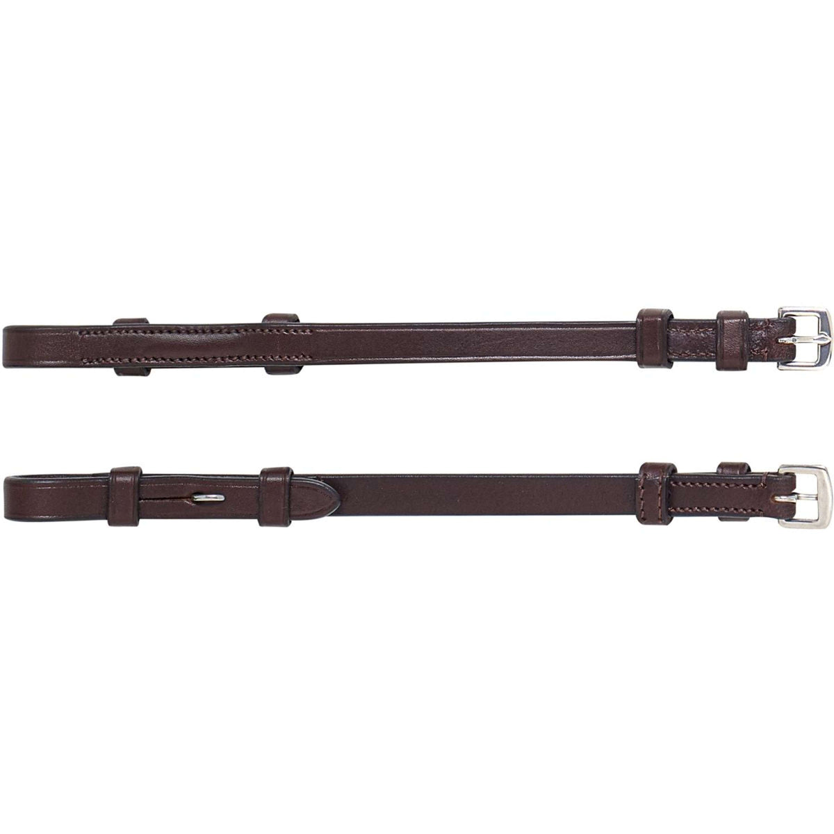 Equiline Cheek Pieces Set of 2 Brown