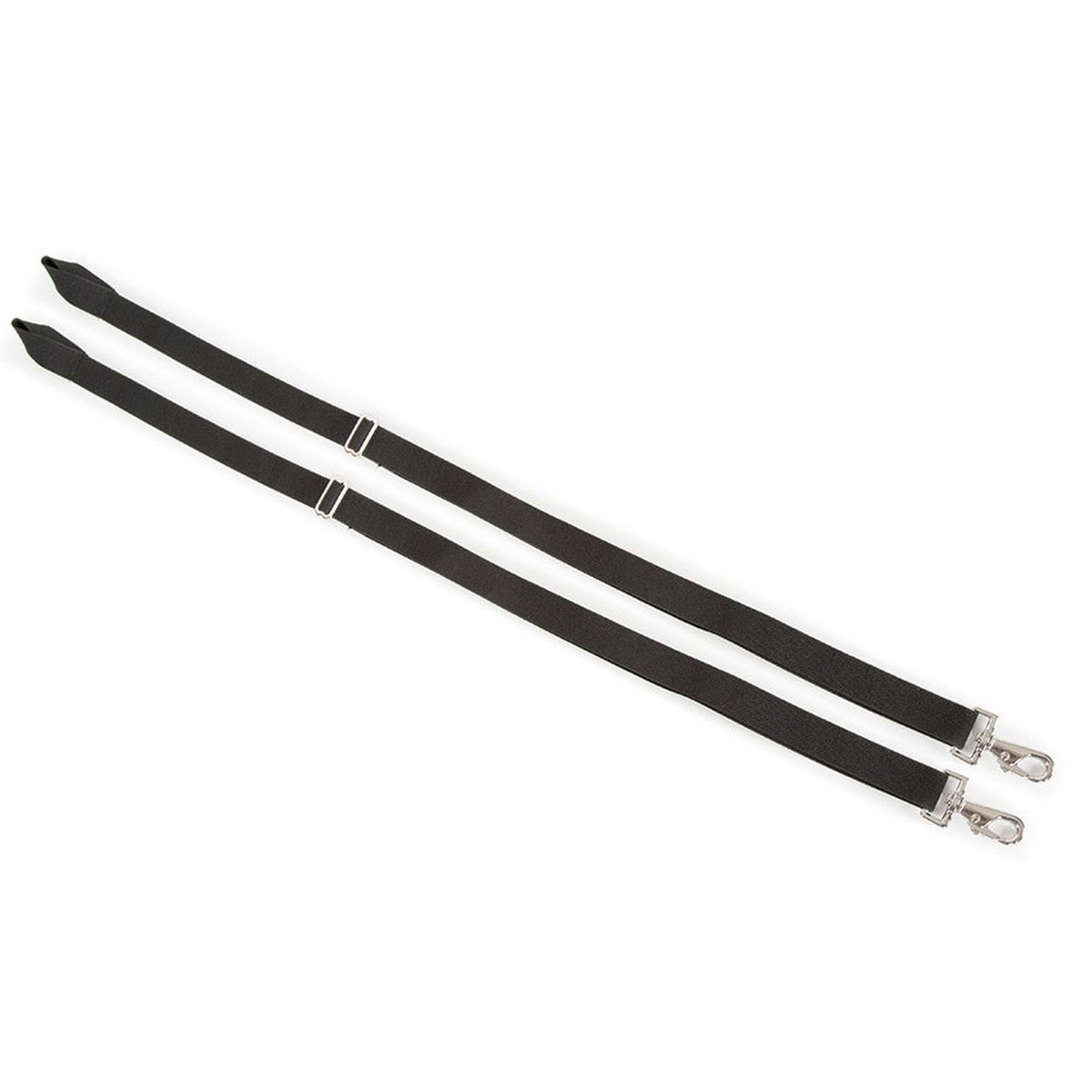 Shires Leg Straps Elastic Black