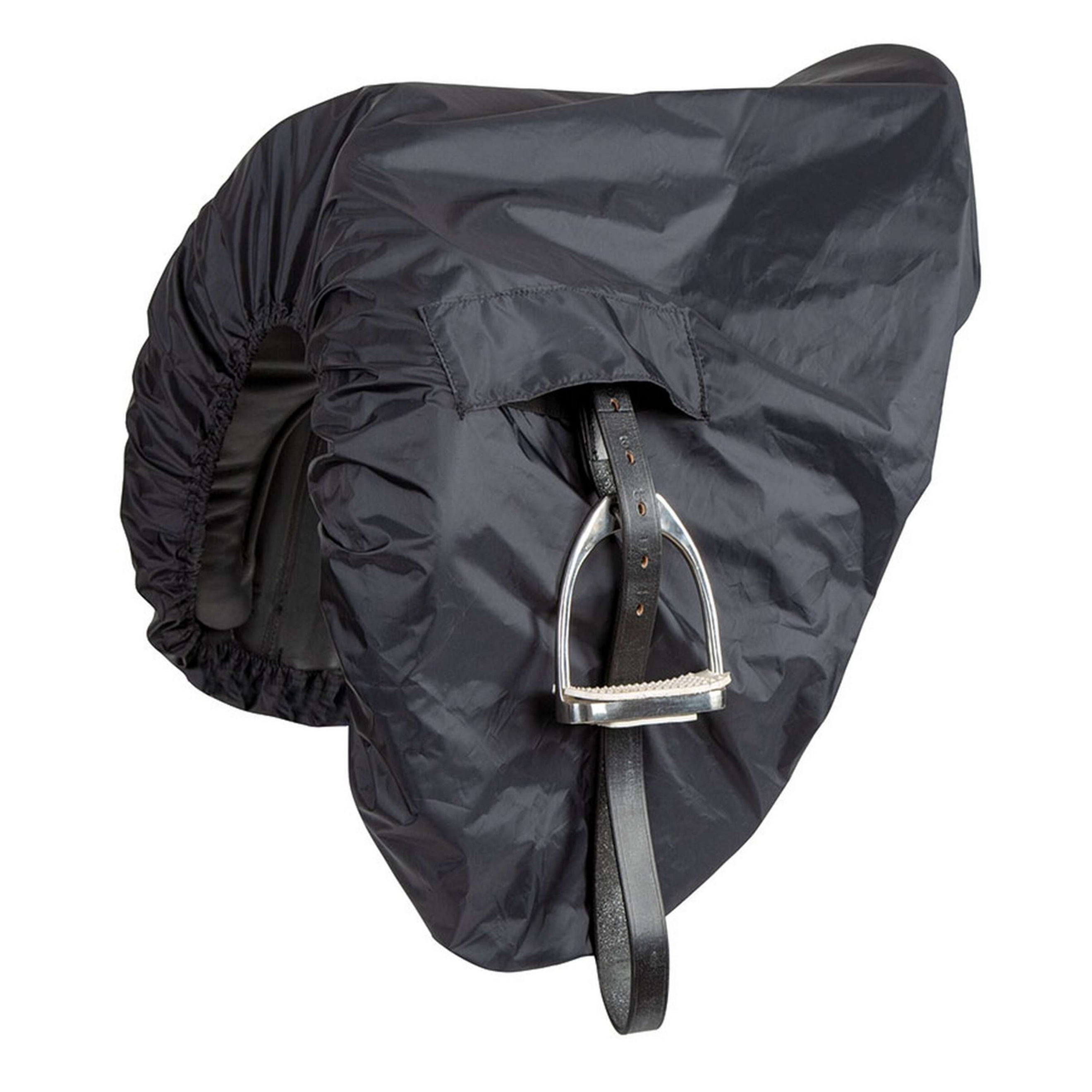 Shires Saddle Cover Waterproof Ride On Dressage Black