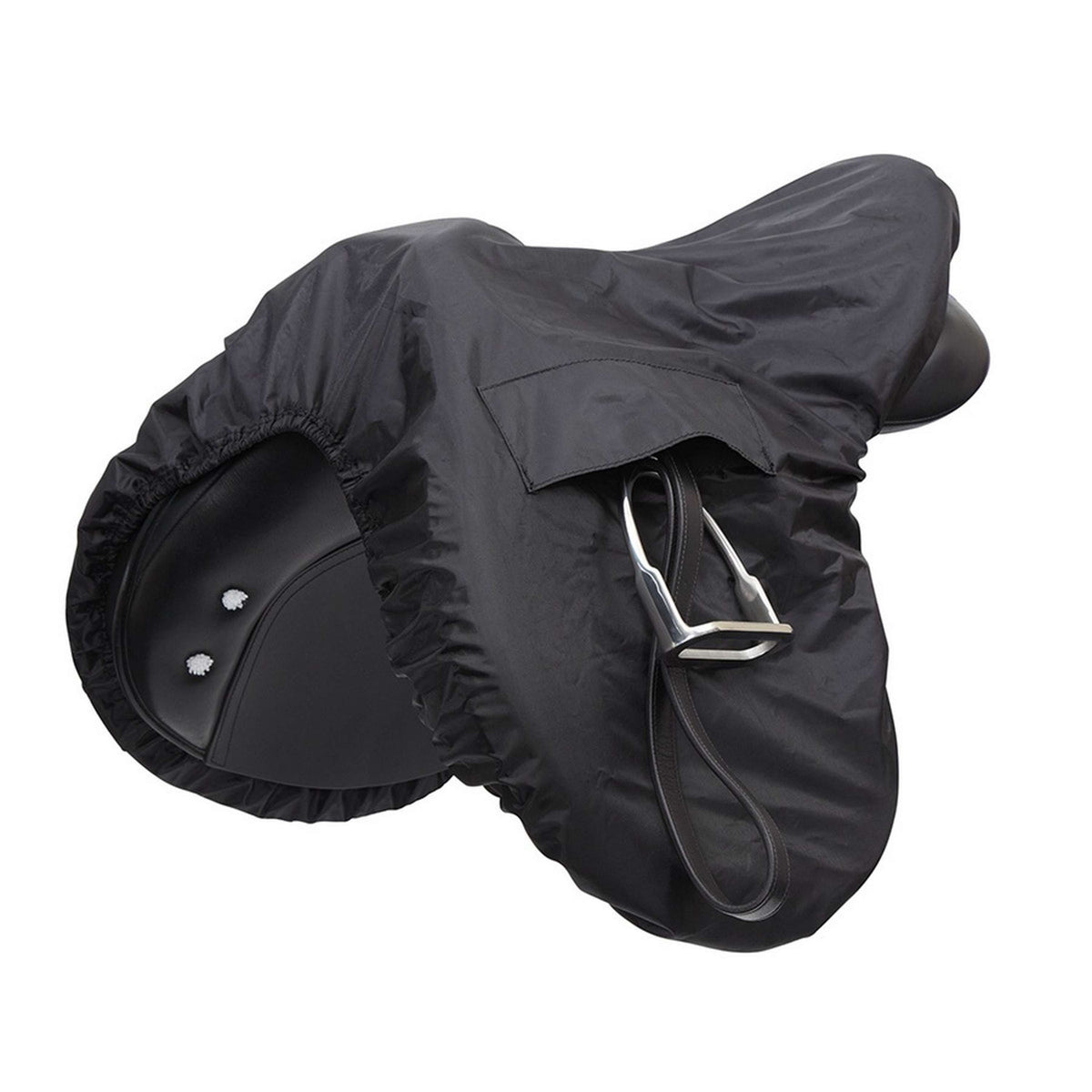 Shires Saddle Cover Waterproof Ride On Black