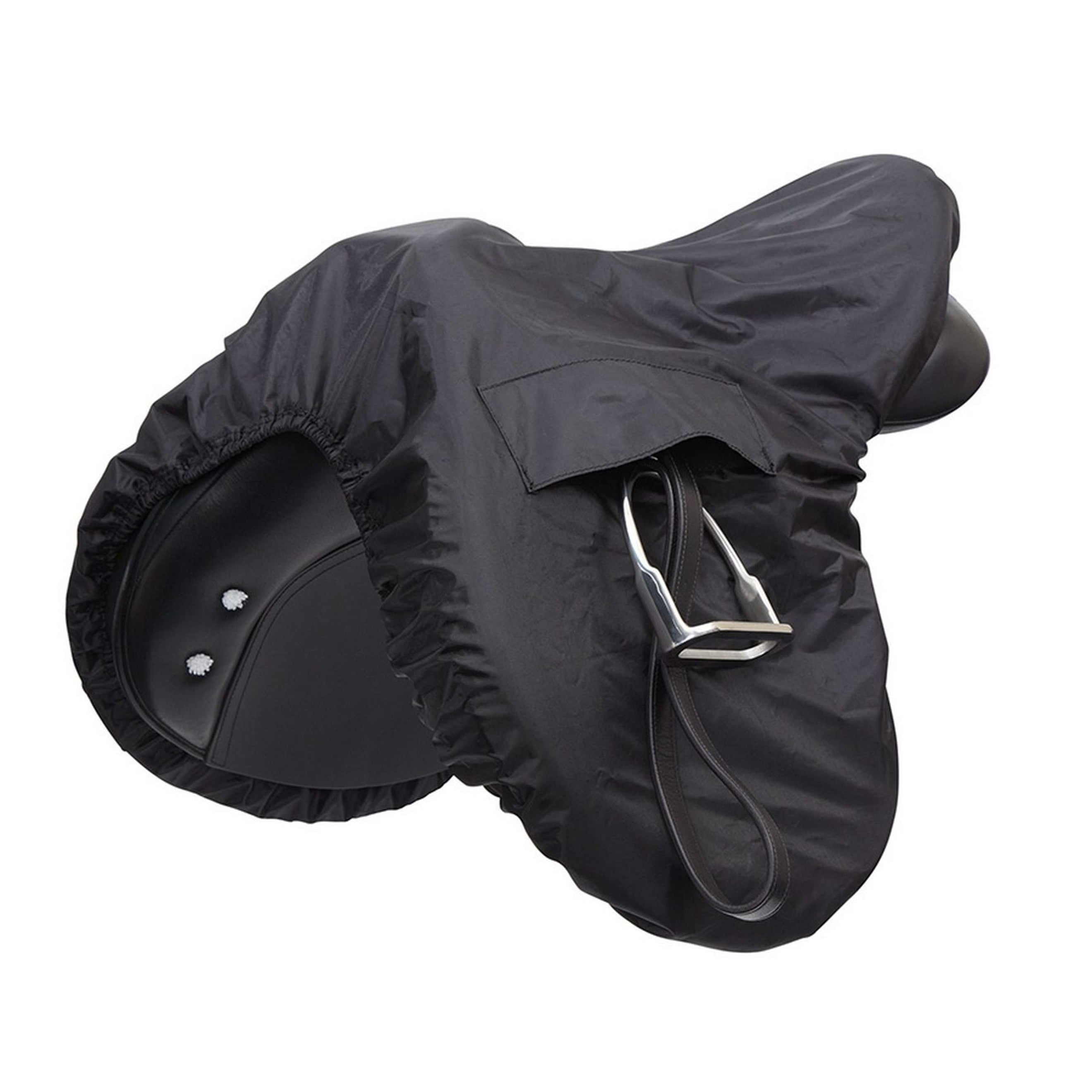 Shires Saddle Cover Waterproof Ride On All Purpose Black