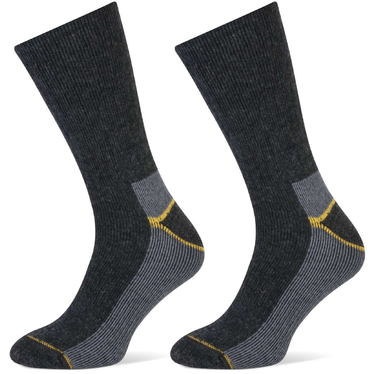 Stapp Yellow Socks Thermo 2 Pack Grey