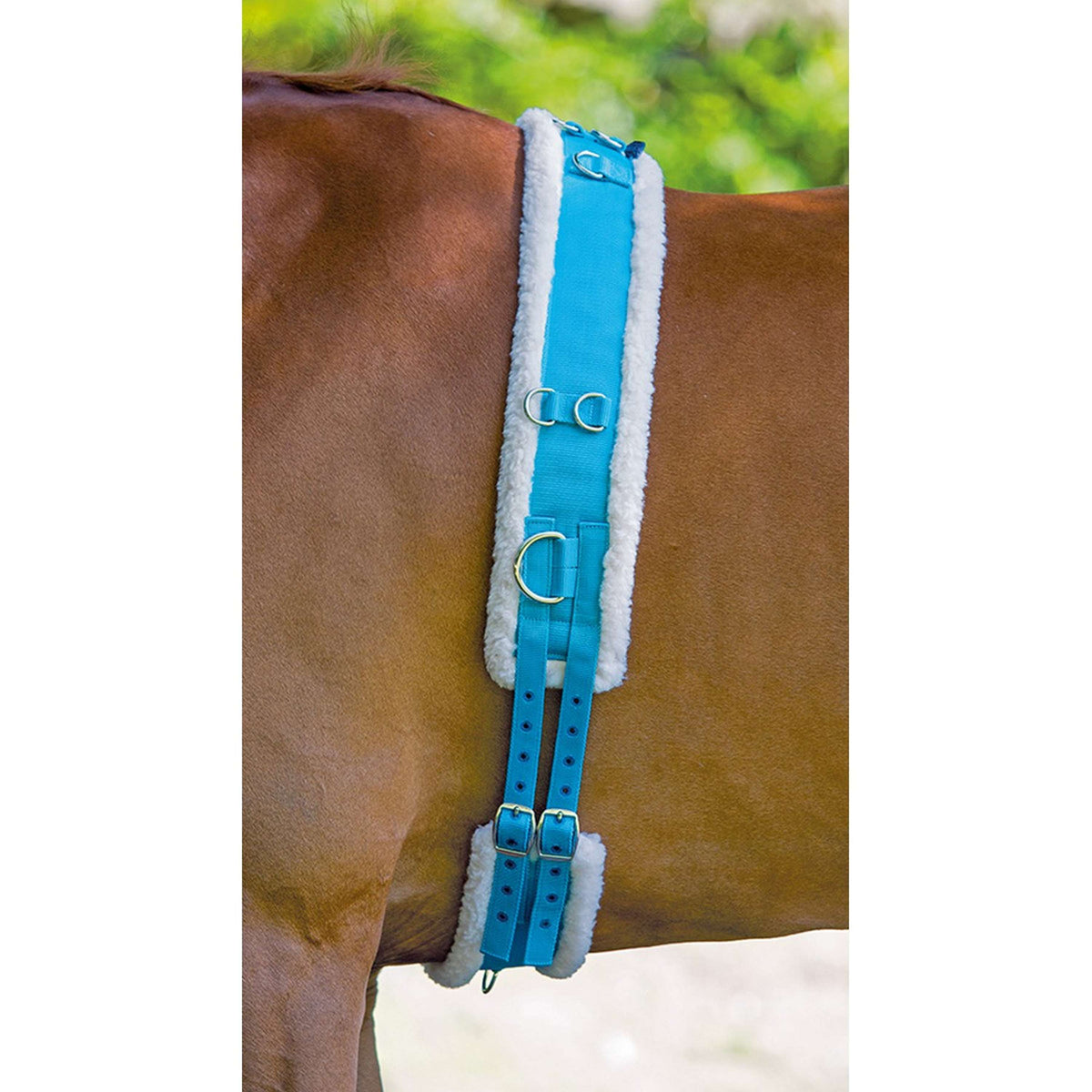 Shires Nylon Roller with Fleece Padding Blue