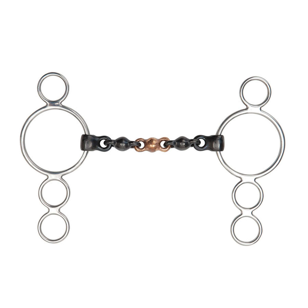 Shires Gag 3 Ring Dutch Waterford Sweet Iron