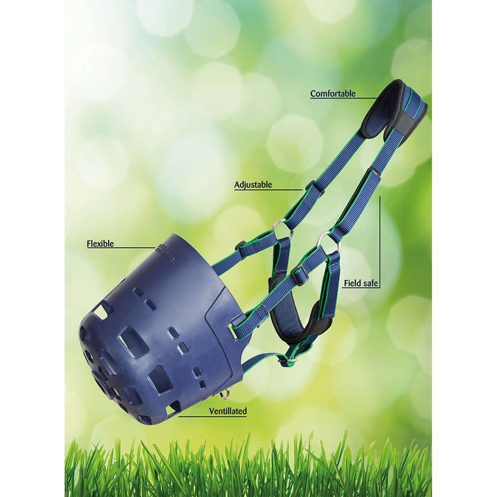 Flexi-Grazer by Shires Grazing Mask Darkblue