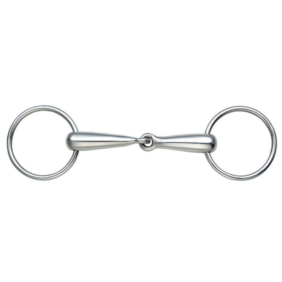 Shires Hollow Mouth Loose Ring Snaffle RVS