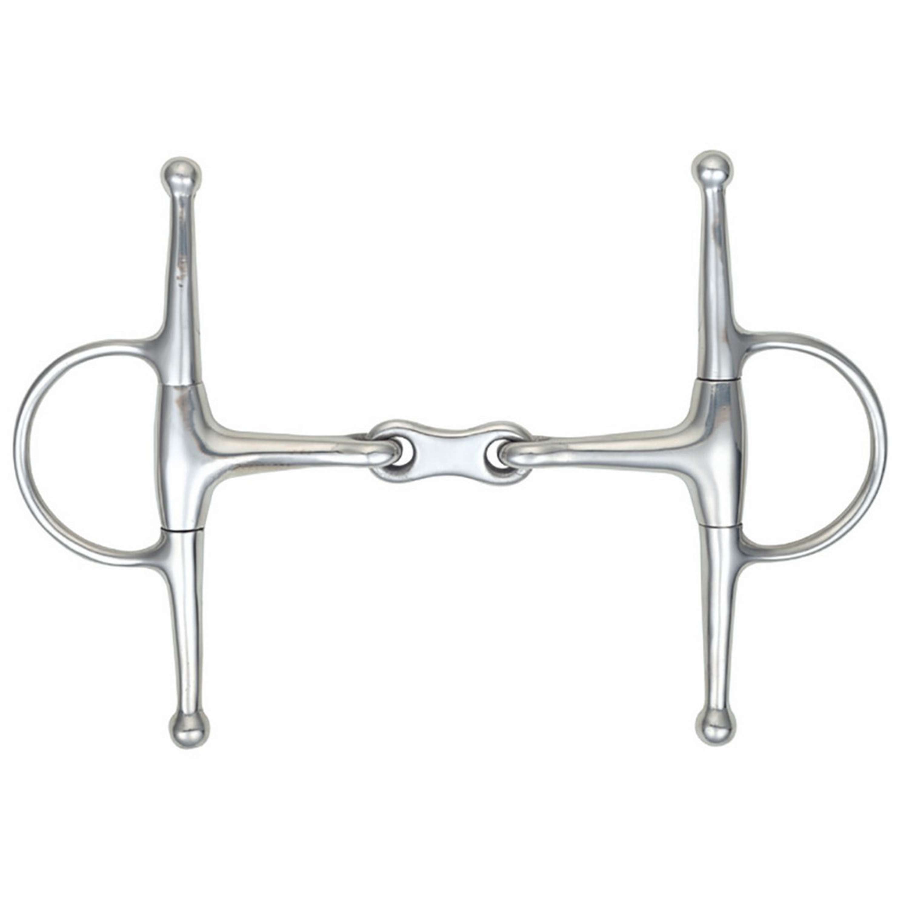 Shires Full Cheeck French Link Snaffle RVS