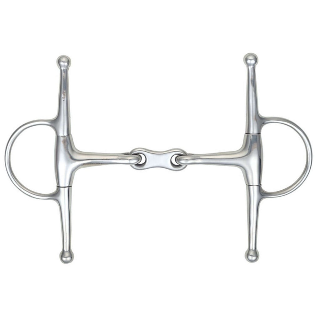 Shires Full Cheeck French Link Snaffle RVS