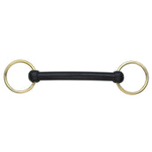 Shires Loose Ring Snaffle Rubber Black