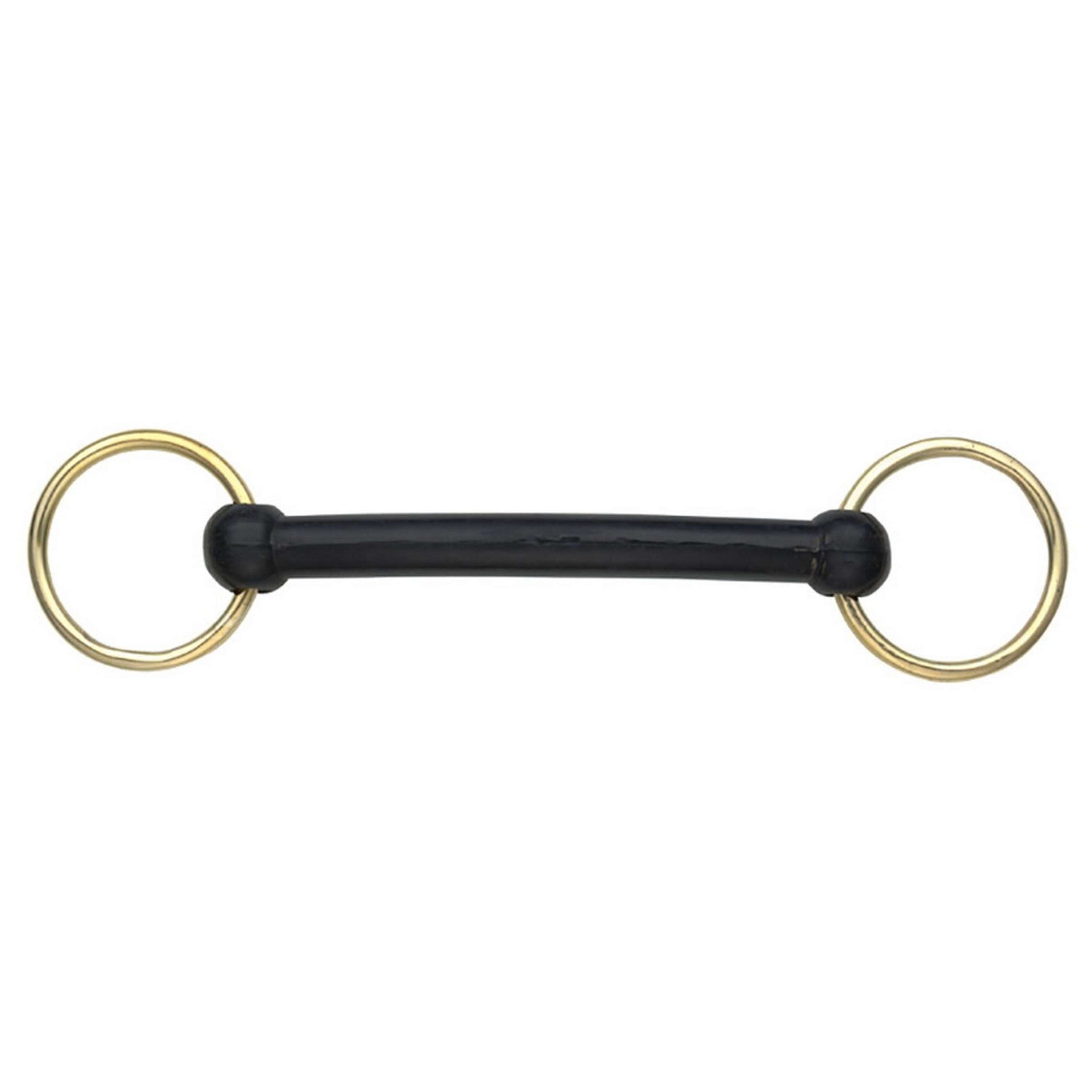 Shires Loose Ring Snaffle Rubber Black