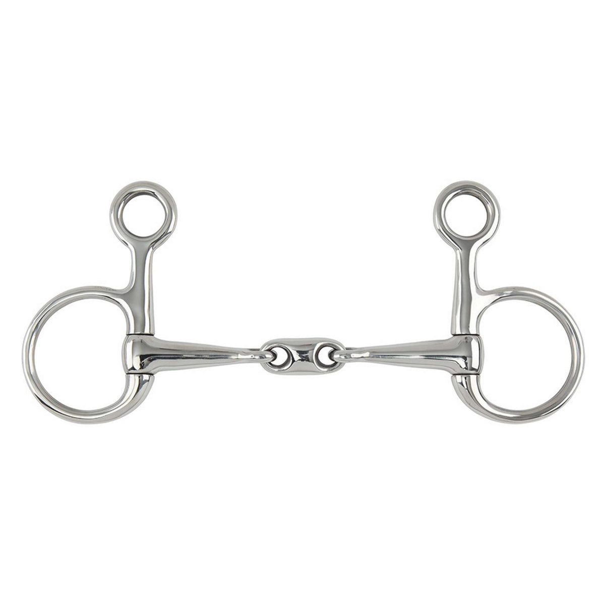 Shires Hanging Cheek Snaffle with Lozenge RVS