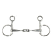 Shires Hanging Cheek Snaffle with Lozenge RVS