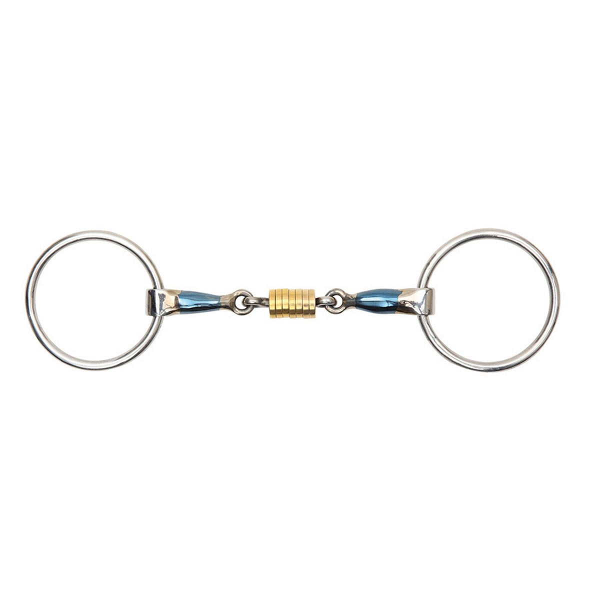 Shires Sweet Iron Loose Ring with Roller Blue Sweet Iron