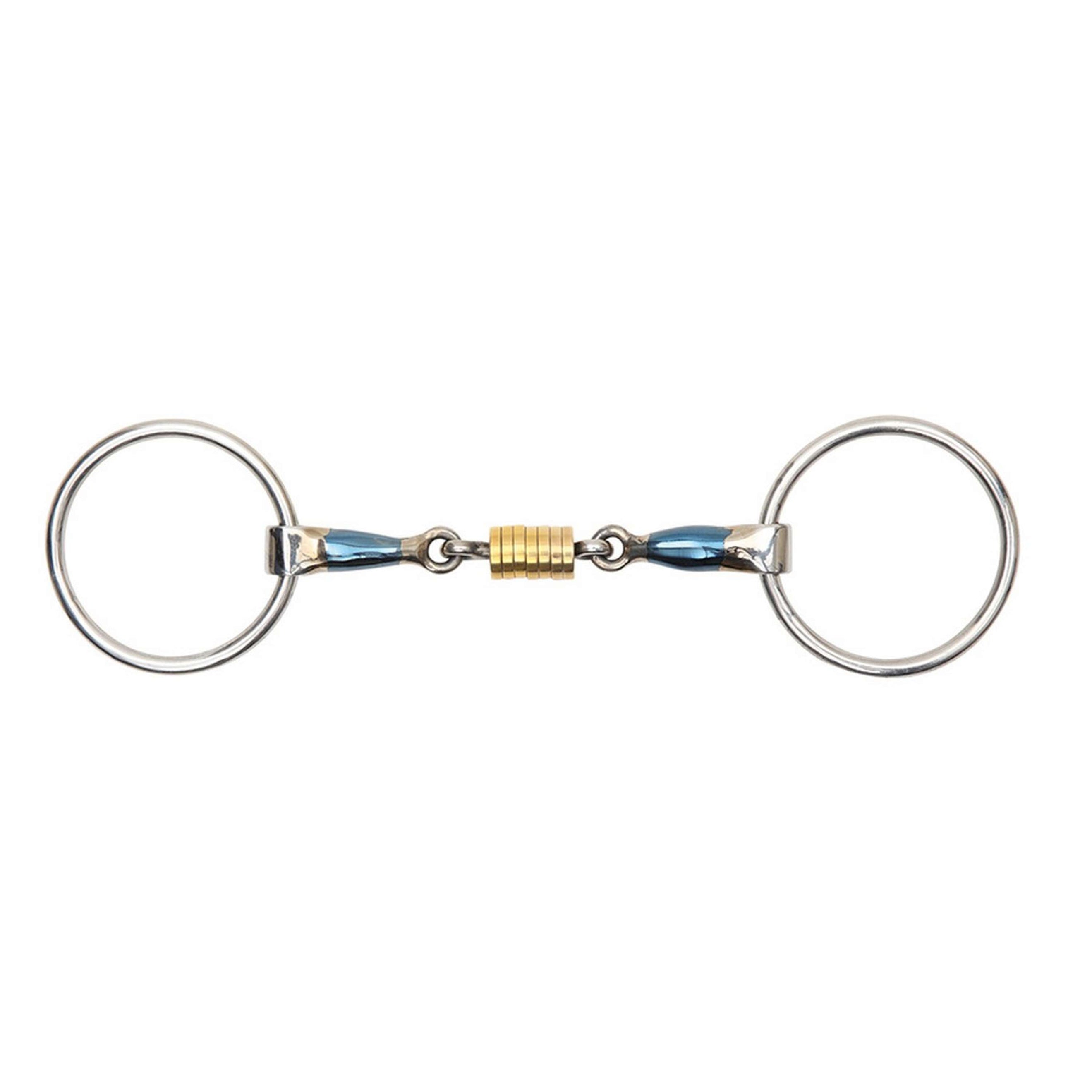 Shires Sweet Iron Loose Ring with Roller Blue Sweet Iron