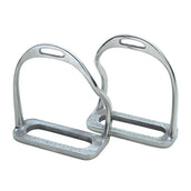 Shires Stirrup Irons Bent Leg RVS