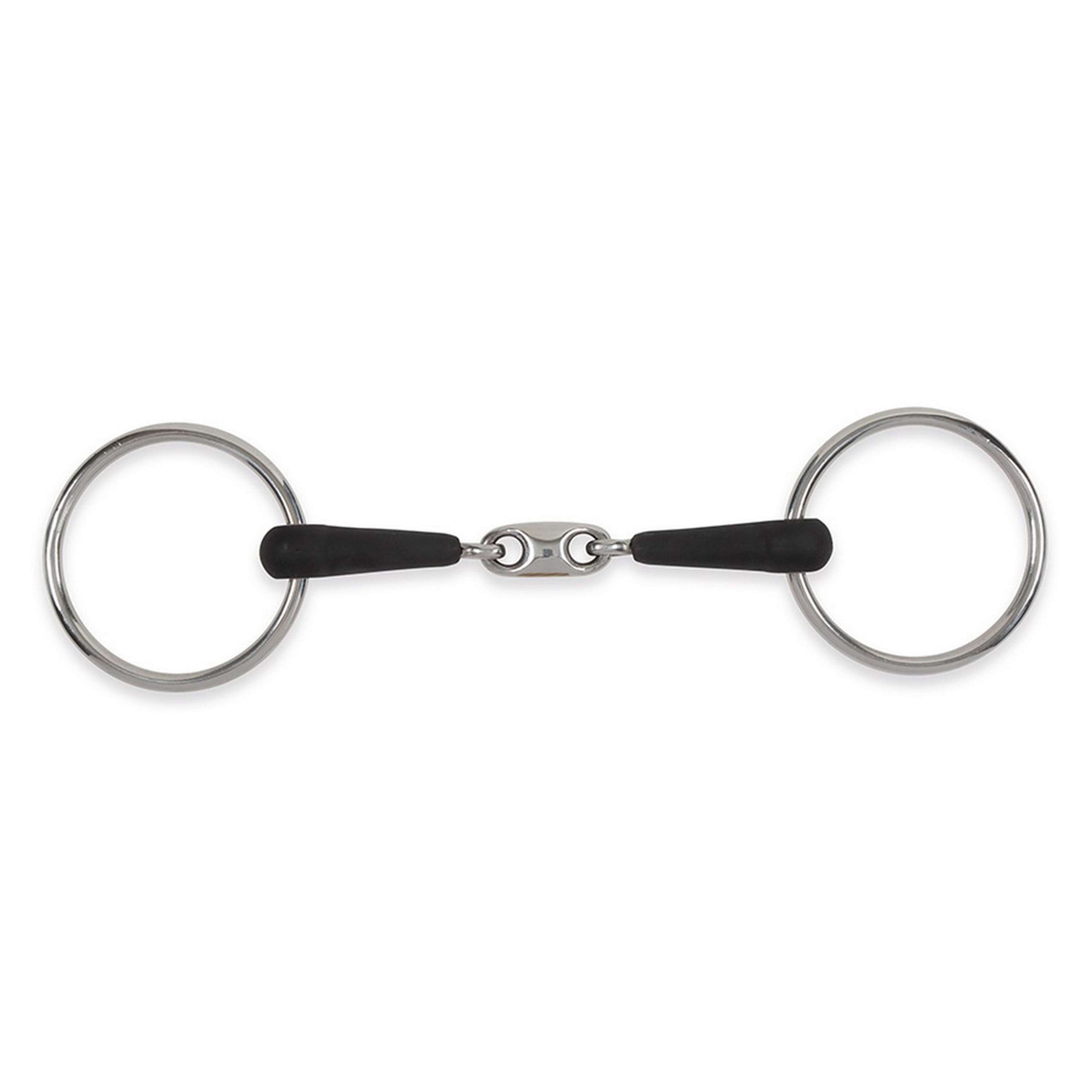 Equirubber by Shires Loose Ring Snaffle 15mm Double Jointed