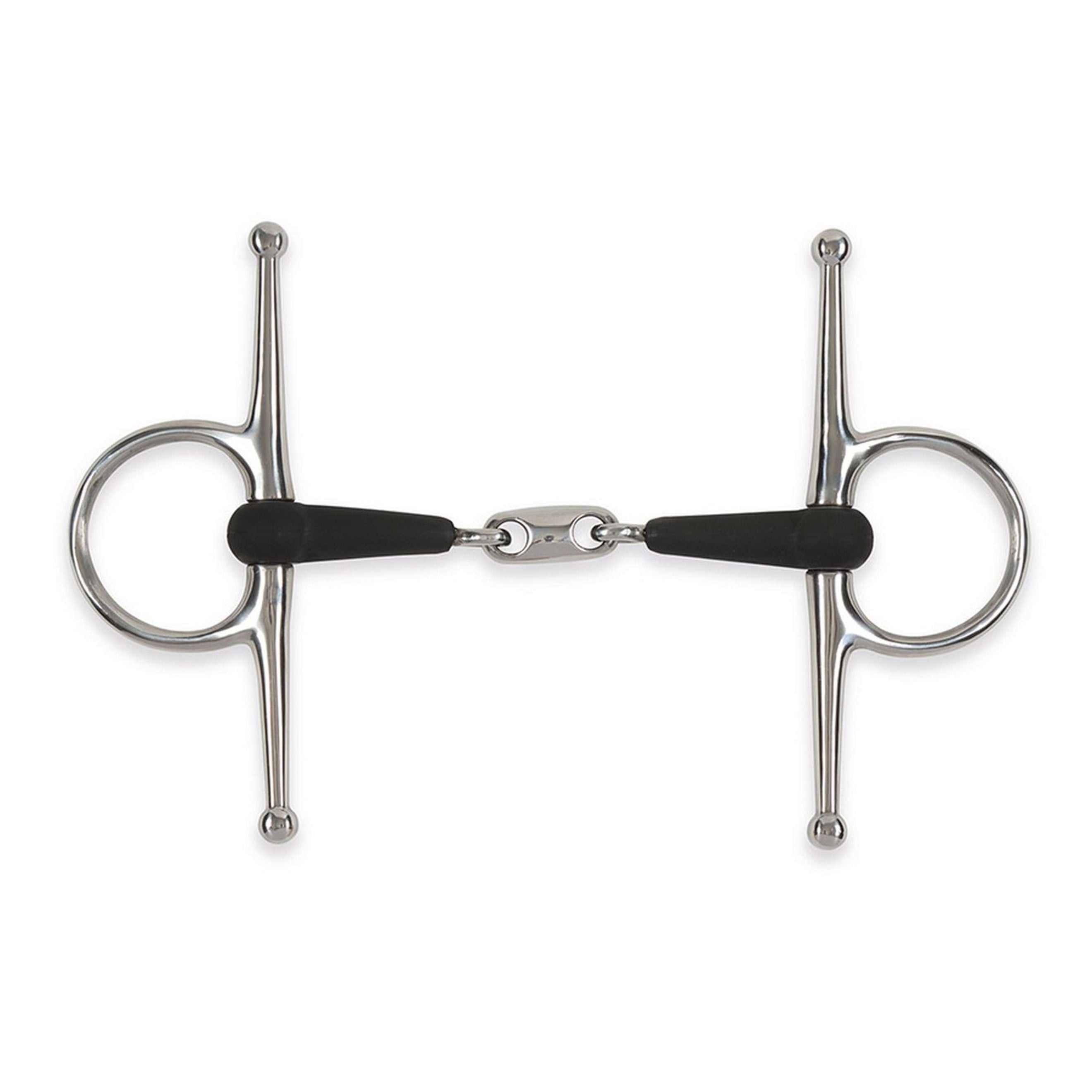 Equirubber by Shires Full Cheek Snaffle 15mm Double Jointed