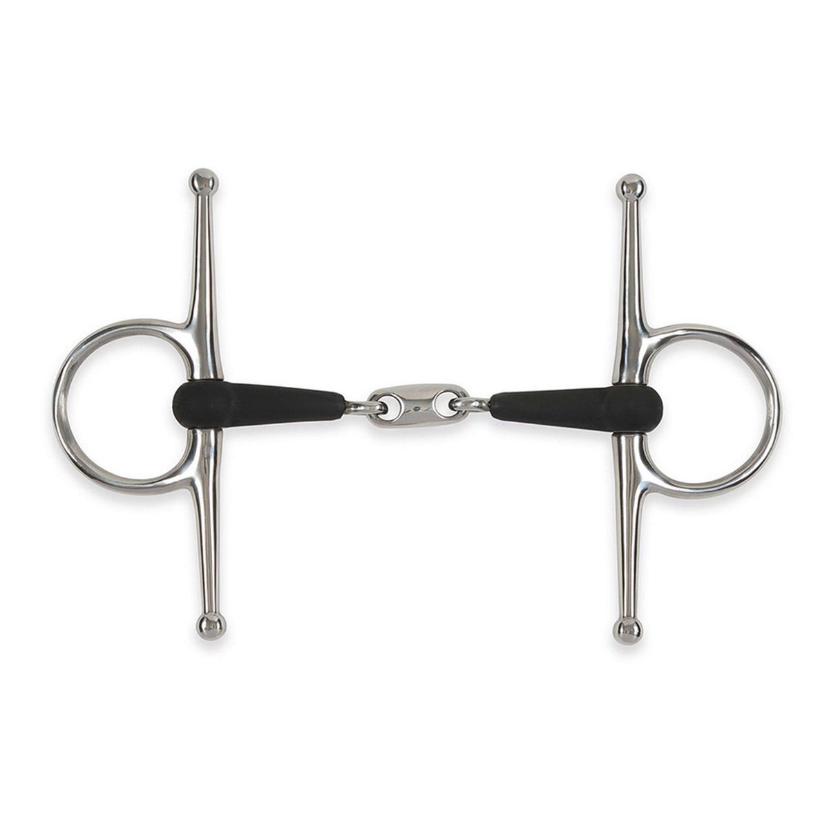 Equirubber by Shires Full Cheek Snaffle 15mm Double Jointed