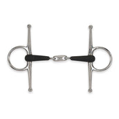 Equirubber by Shires Full Cheek Snaffle 15mm Double Jointed