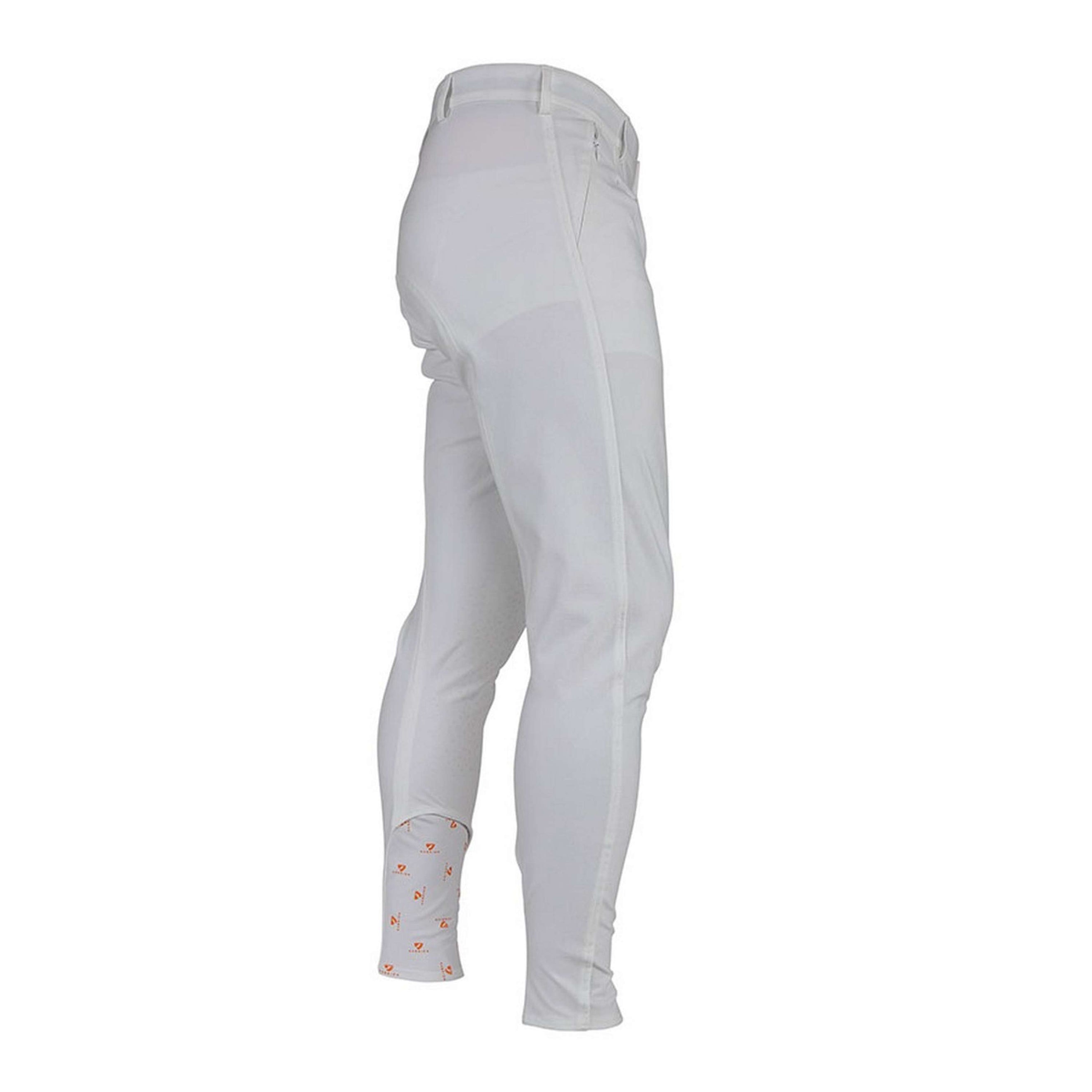 Aubrion by Shires Breeches Walton Knee Patch Mans White