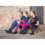 Wessex Jodhpur Breeches Two Tone Girls Navy/Pink