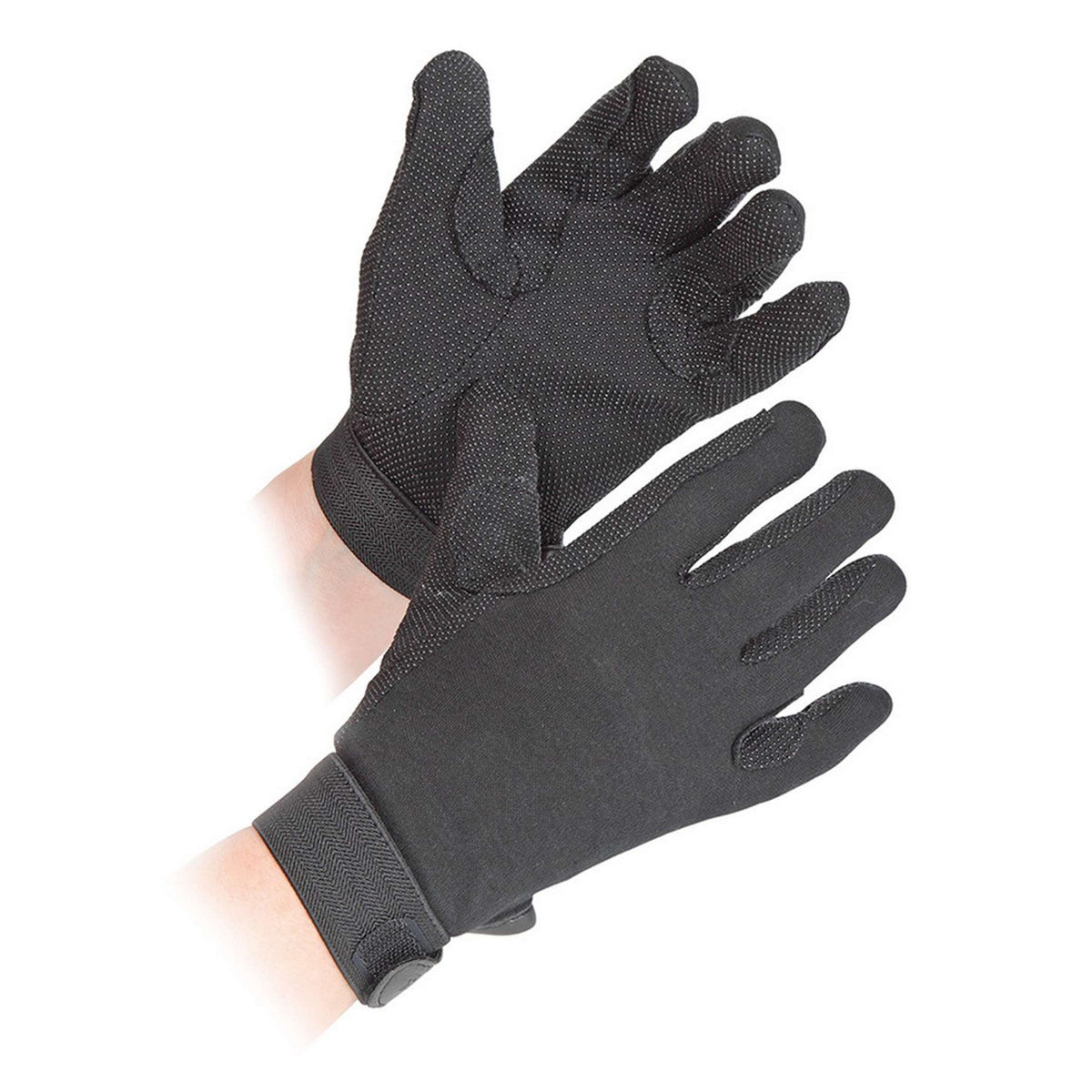 Shires Riding Gloves Newbury Childrens Black