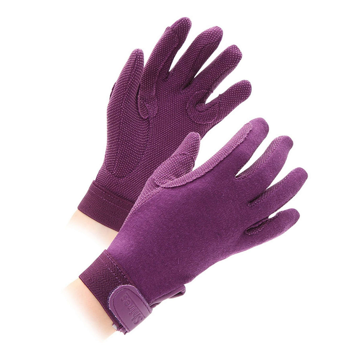 Shires Riding Gloves Newbury Childrens Purple