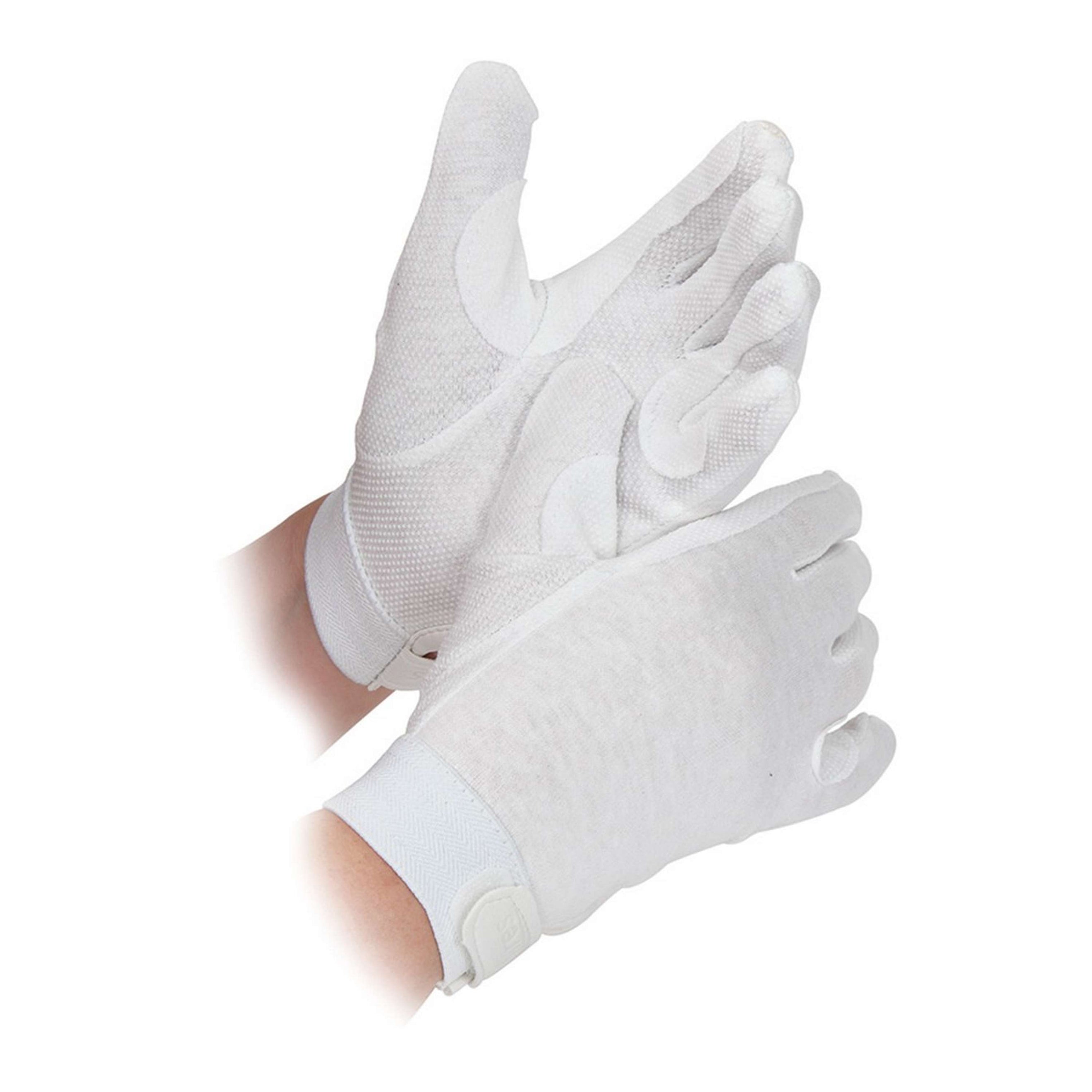 Shires Riding Gloves Newbury Childrens White