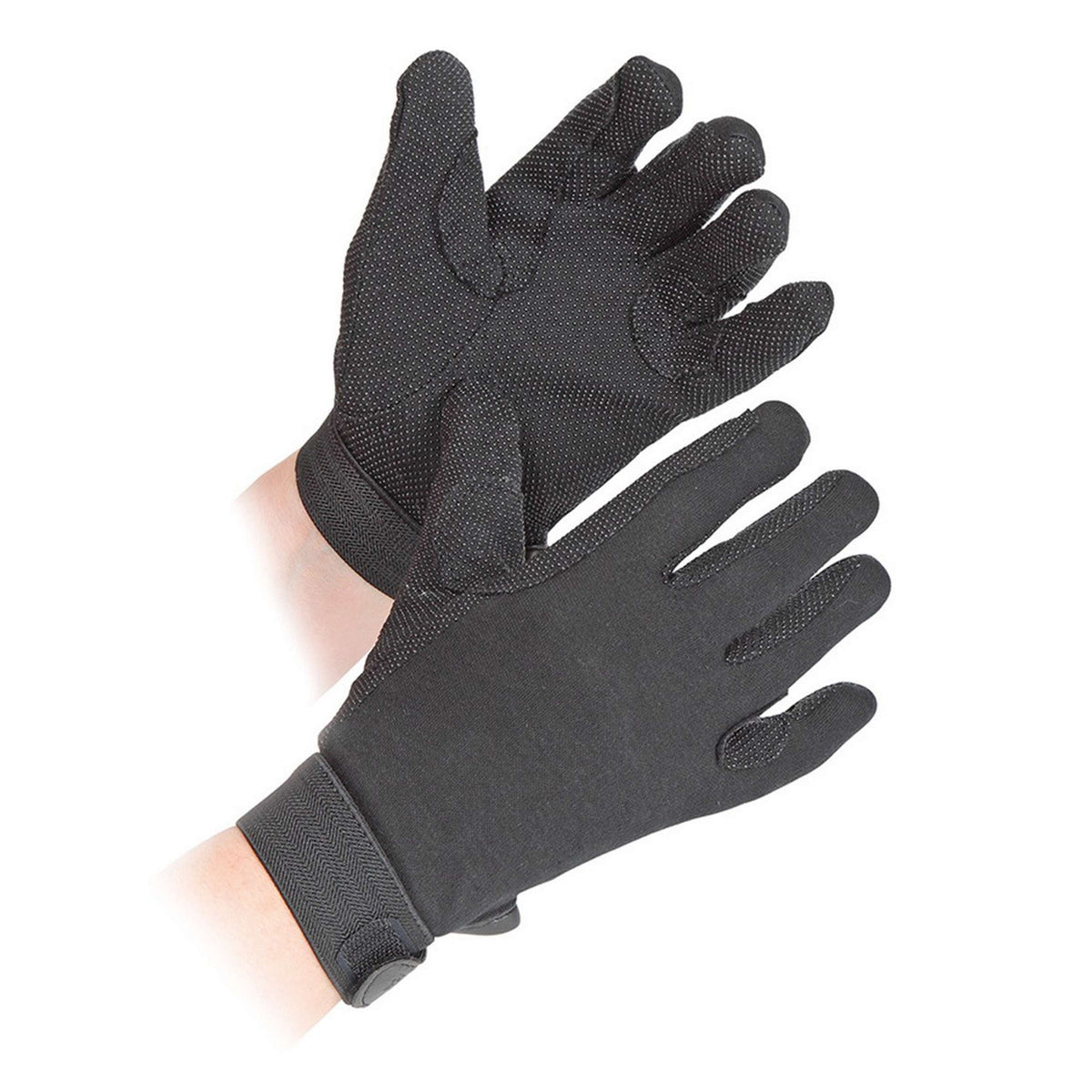 Shires Riding Gloves Newbury Adults Black