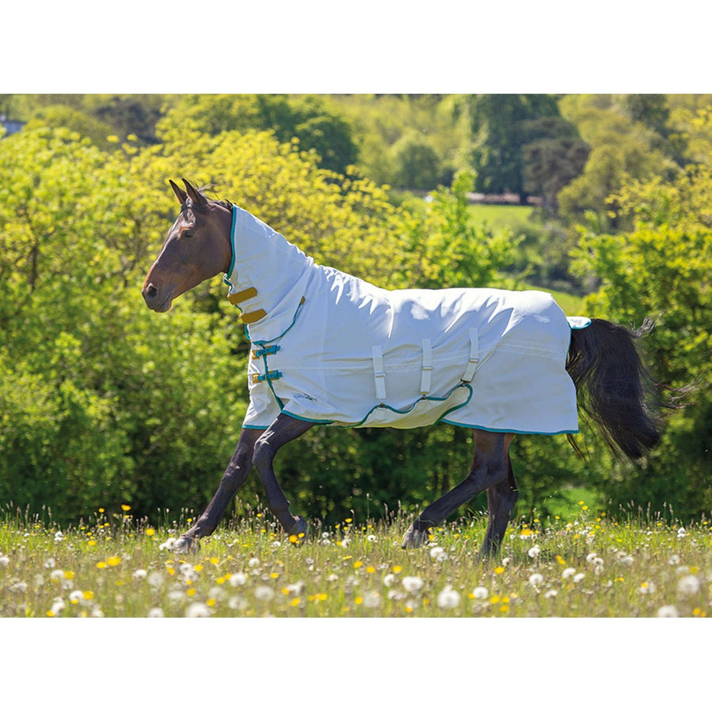 Tempest Plus by Shires Eczema Rug Sweet-Itch Combo White